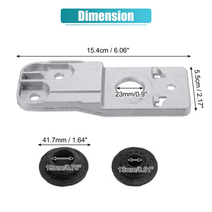 Lower Radiator Bracket with Rubber Cushion Bushing for Chevrolet