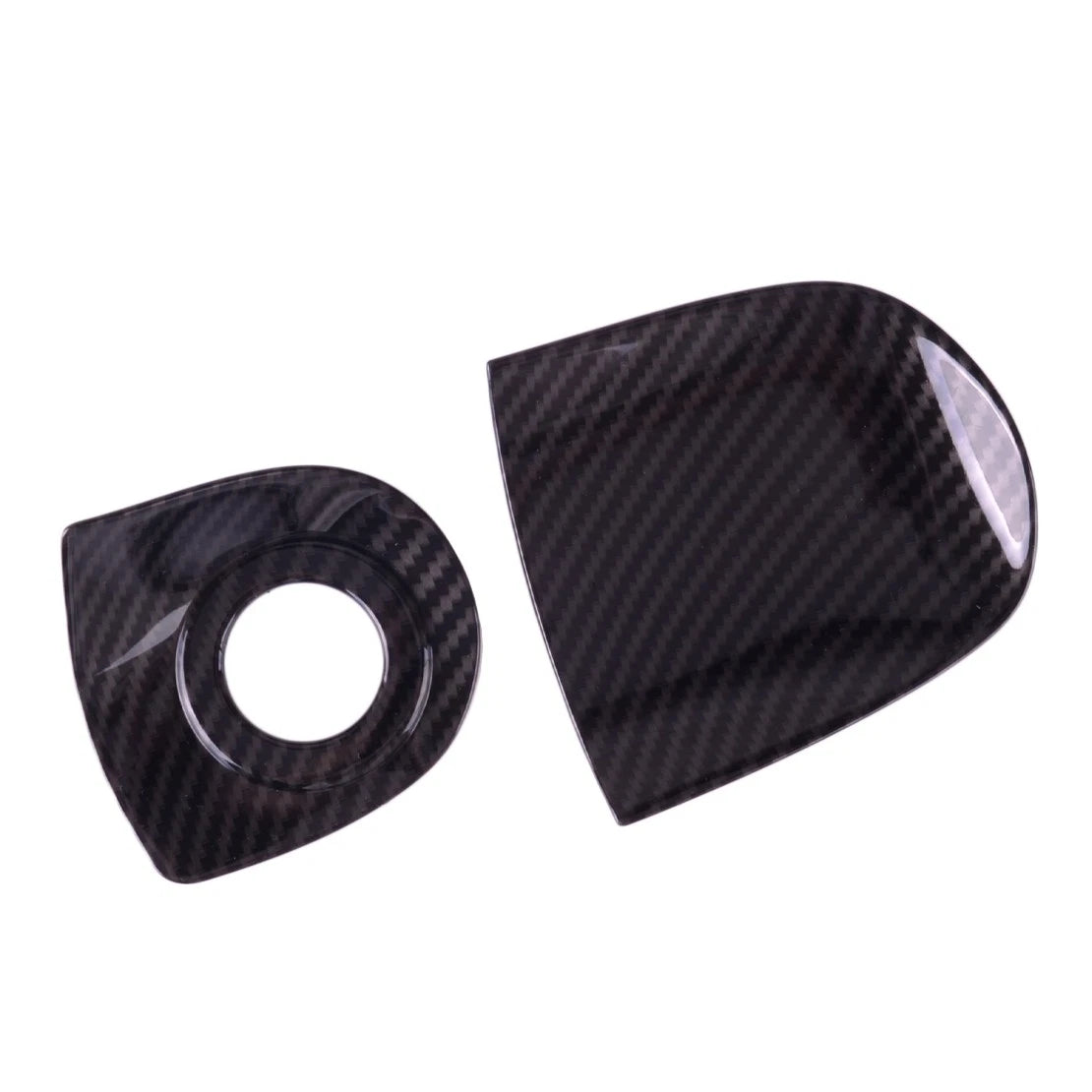 Black ABS Engine Start Keyhole Cover Trim for Ford Mustang (2010-2014)