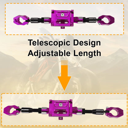 Balance Bar Extender Bracket / 265mm / Center Hole Purple for Motorcycle