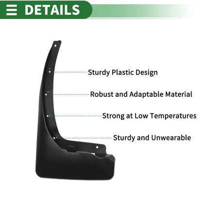 Mud Flaps Splash Guards for Nissan Patrol Y62 (2011-2019)