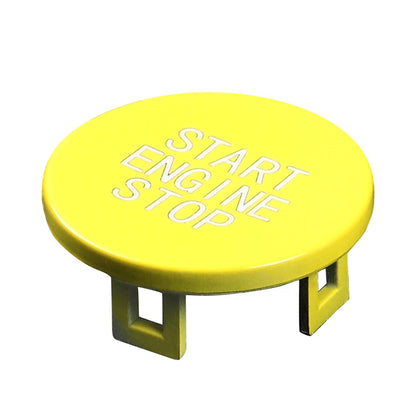 Yellow Car Engine Start Stop Button Switch Cover Trim for BMW 3 8 X Series (2012-2020)