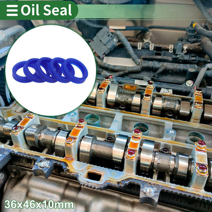 Oil Seal 40x53x8mm Rotary Shaft Seal TPU 5 Pcs for Automotive