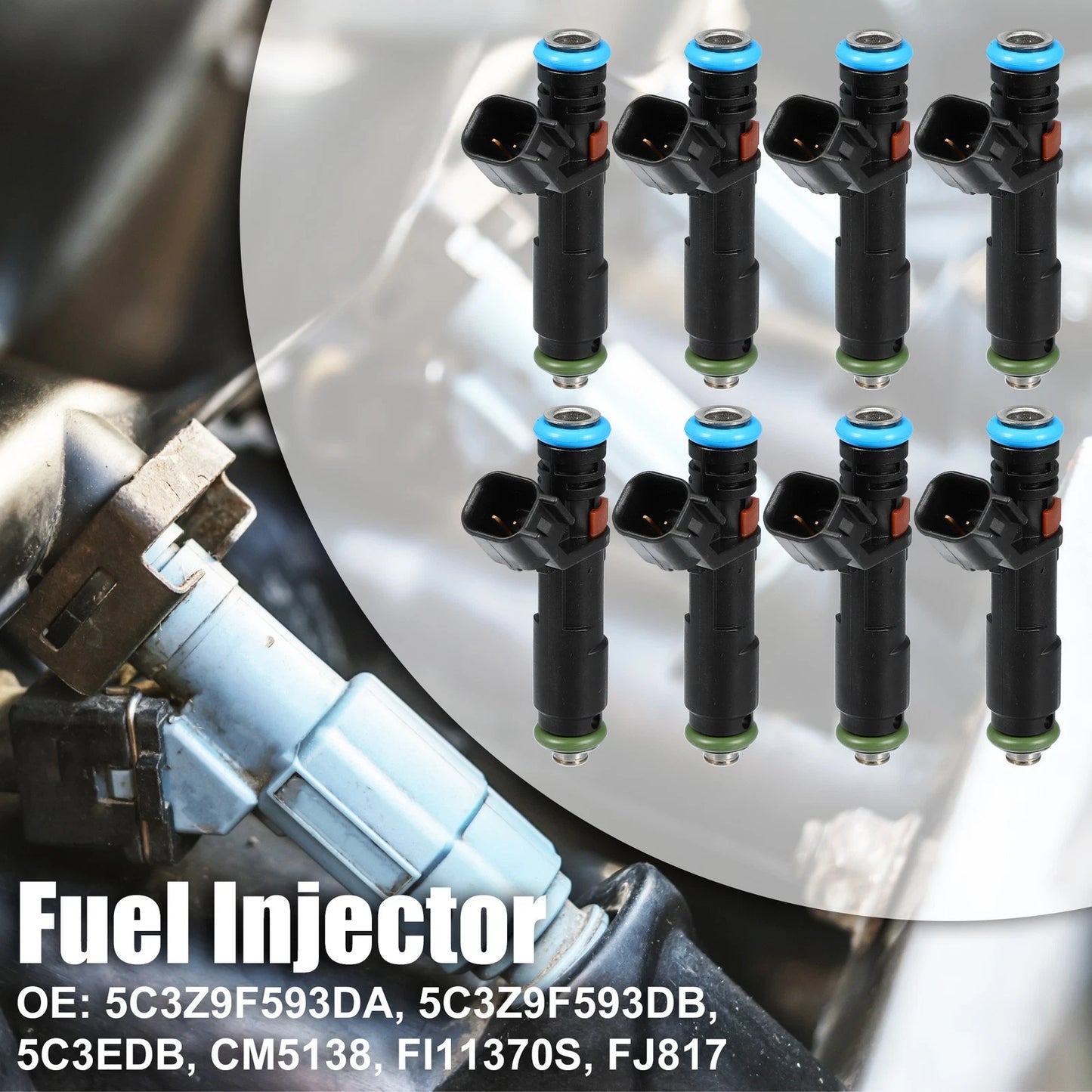 8 x Fuel Injectors for Ford F150 F250 F350 Super Duty 5.4L (2005-2007)