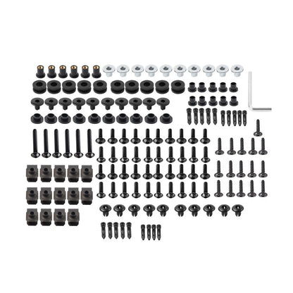 Screws Fairing Bolts for Yamaha YZF R6 (2008-2016) - Metal & Plastic Black