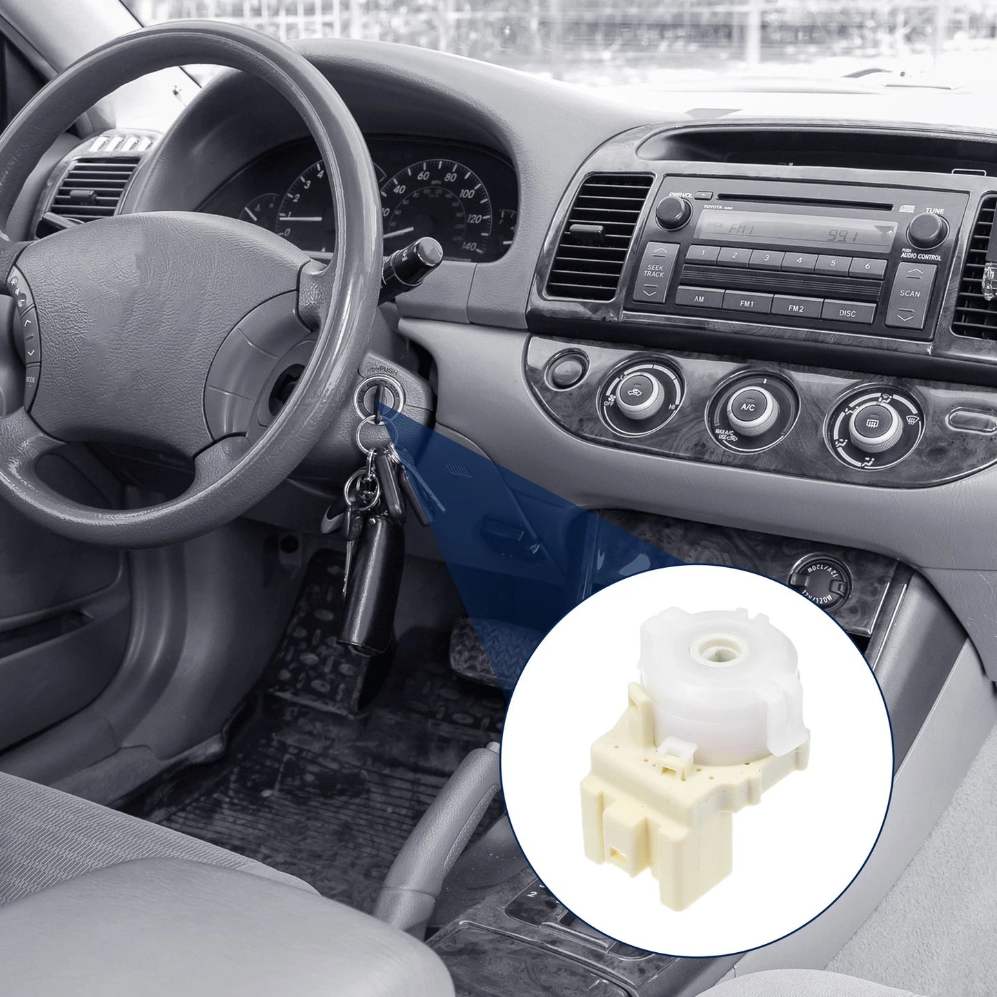 Ignition Start Steering Switch Assembly for Toyota Camry (2007–2011)