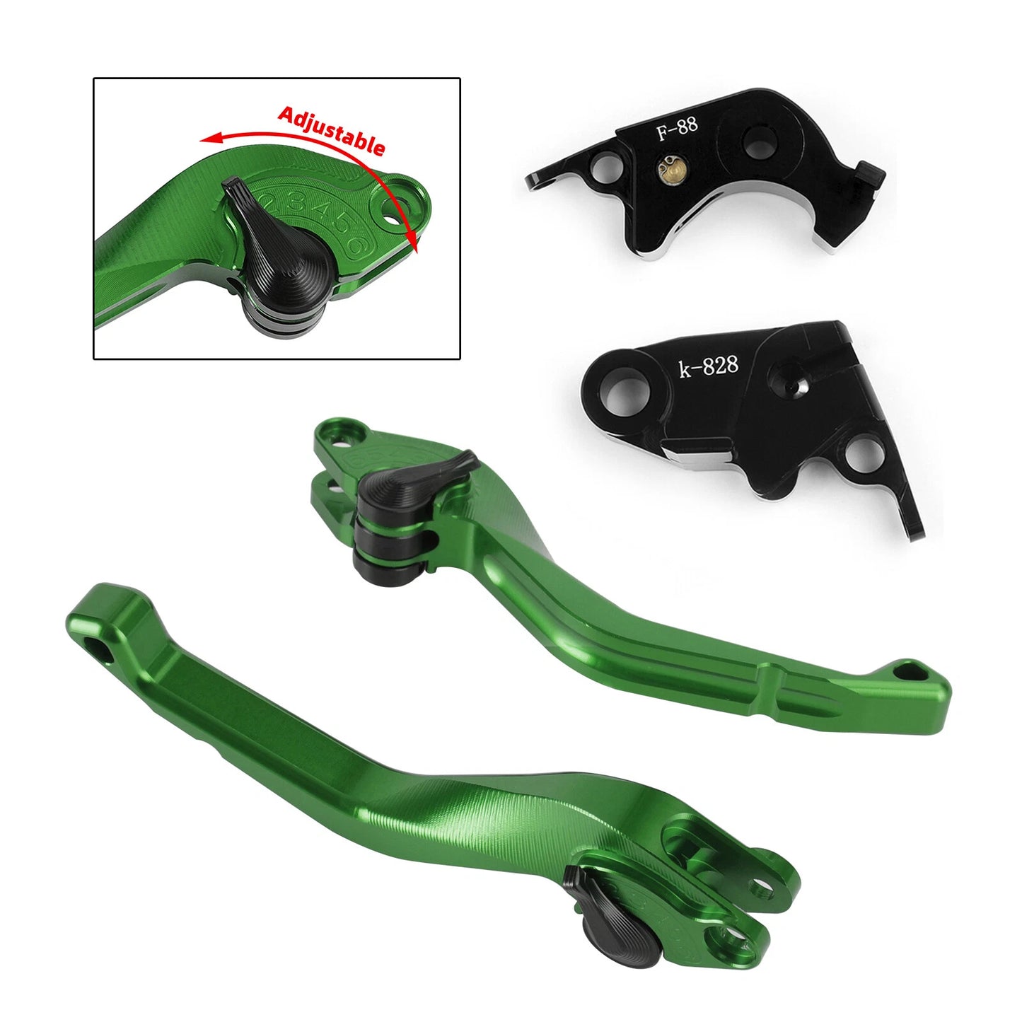 CNC Short Brake Clutch Lever for Kawasaki Z750R Z1000 ZX10R ZX6R (2007-2019)