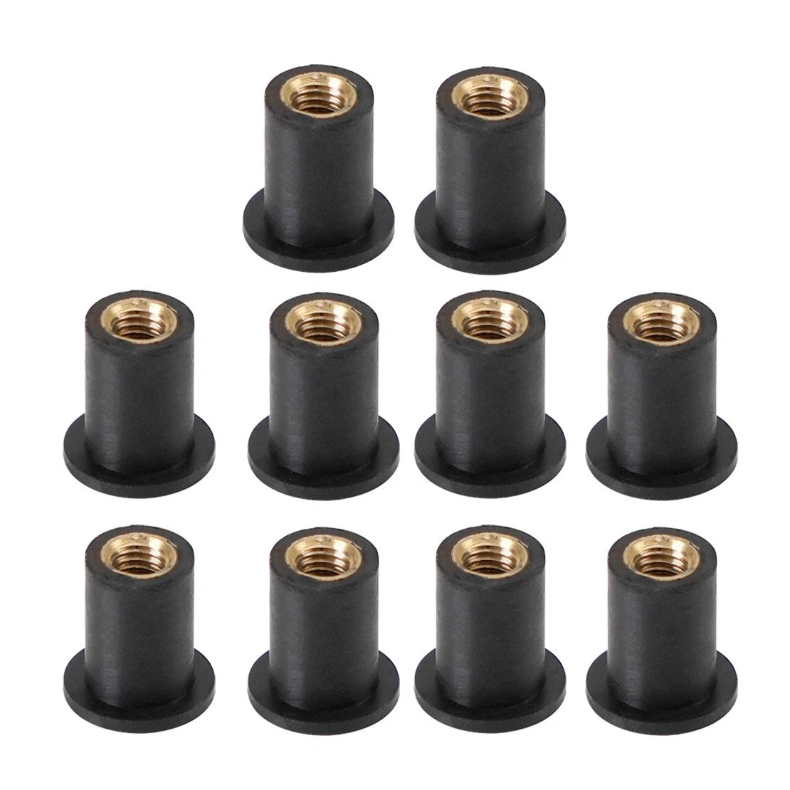 Windscreen Well Nuts M5 10x for Motorcycle Windshield 5mm Nut