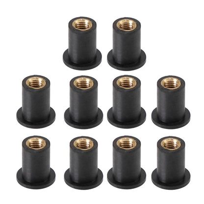 Windscreen Well Nuts M5 10x for Motorcycle Windshield 5mm Nut