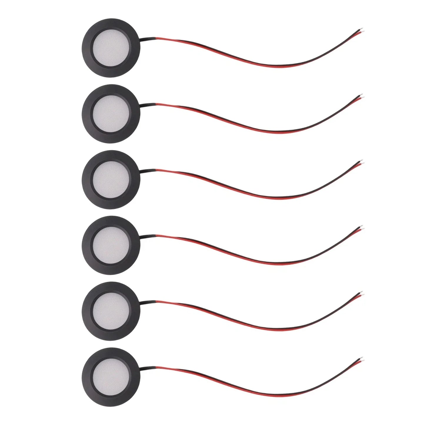6 Warm White LED Recessed Lights for Boat 12V 3W Energy Saving Design