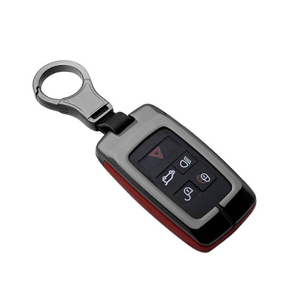 Jaguar Land Rover Key Fob Case Cover Shell Leather for Discovery Range Rover