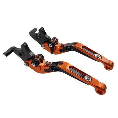 CNC Orange Extendable Brake Clutch Levers for Yamaha TMAX 500 530 560