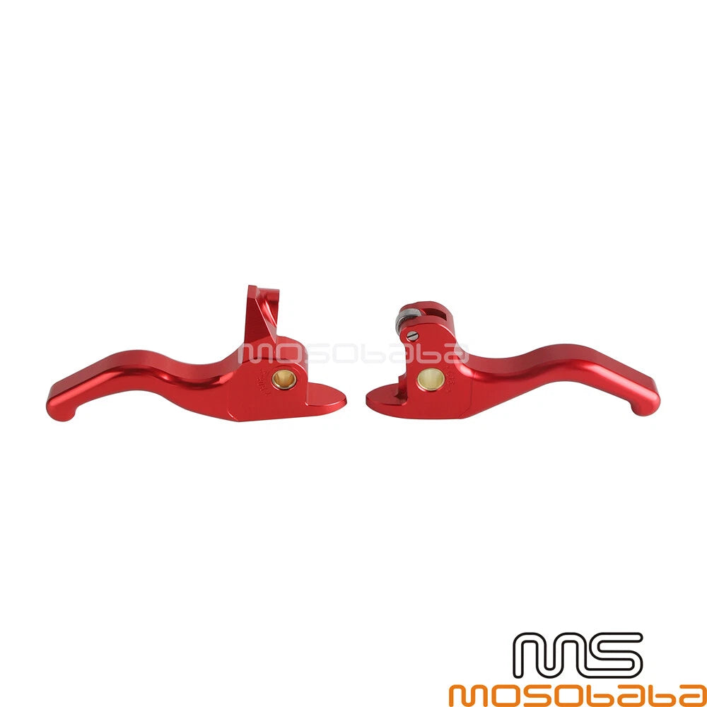 Finger Red Hand Brake Clutch Levers for Harley Street Glide Special (2014-2023)