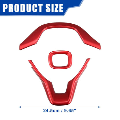 3 x ABS Interior Steering Wheel Cover Trim for Honda Accord (2018-2021)