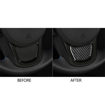 Carbon Lower Panel Steering Wheel Cover for Toyota GR Supra (2020-2022)