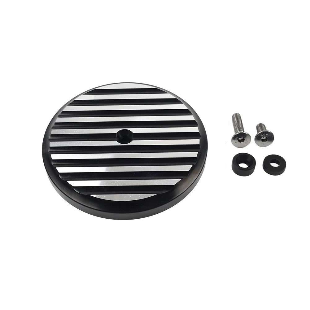 Black & White Air Cleaner Outer Cover for Harley Touring Electra Glide Dyna