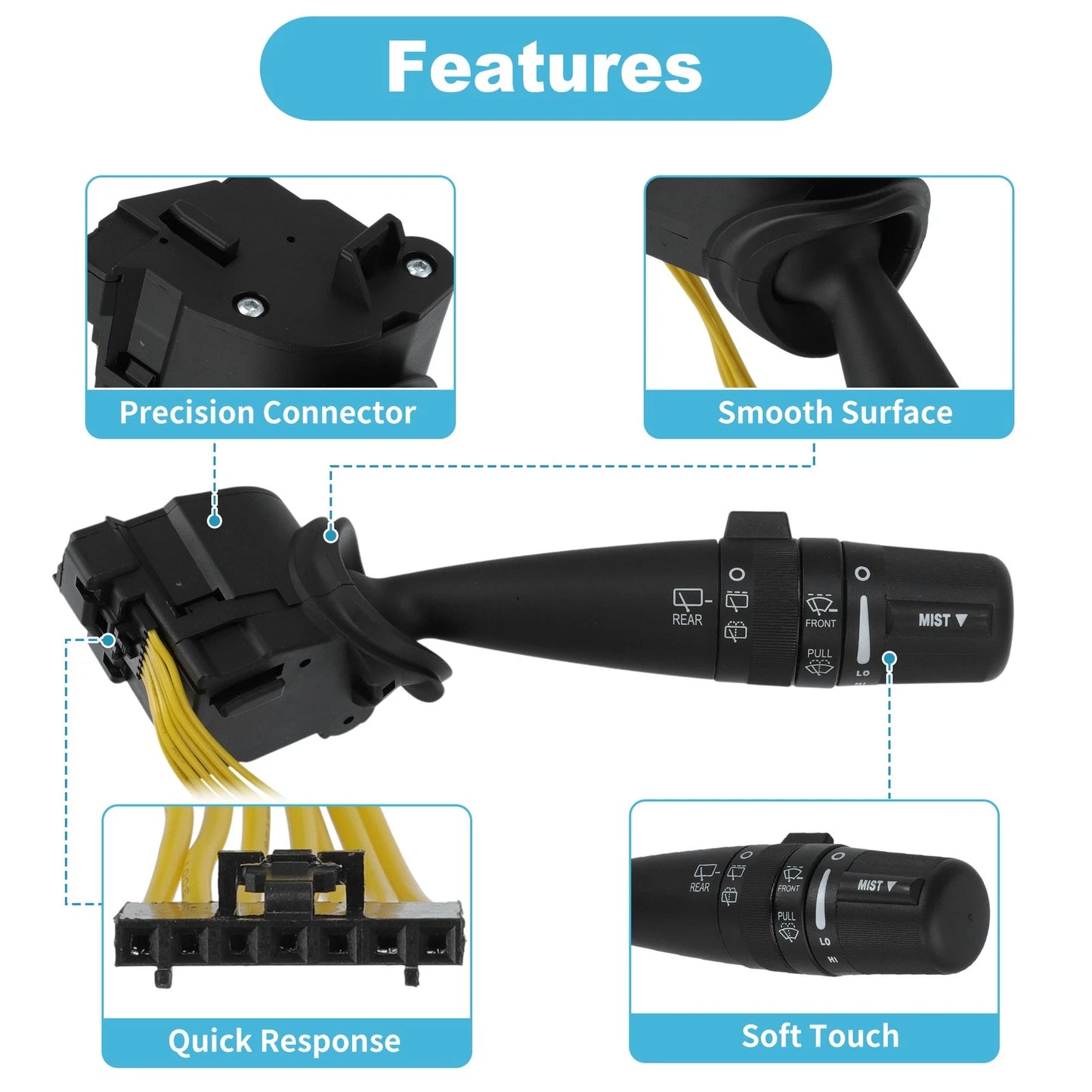 Windshield Wiper Switch for Jeep Wrangler Patriot Compass (2007 - 2017)