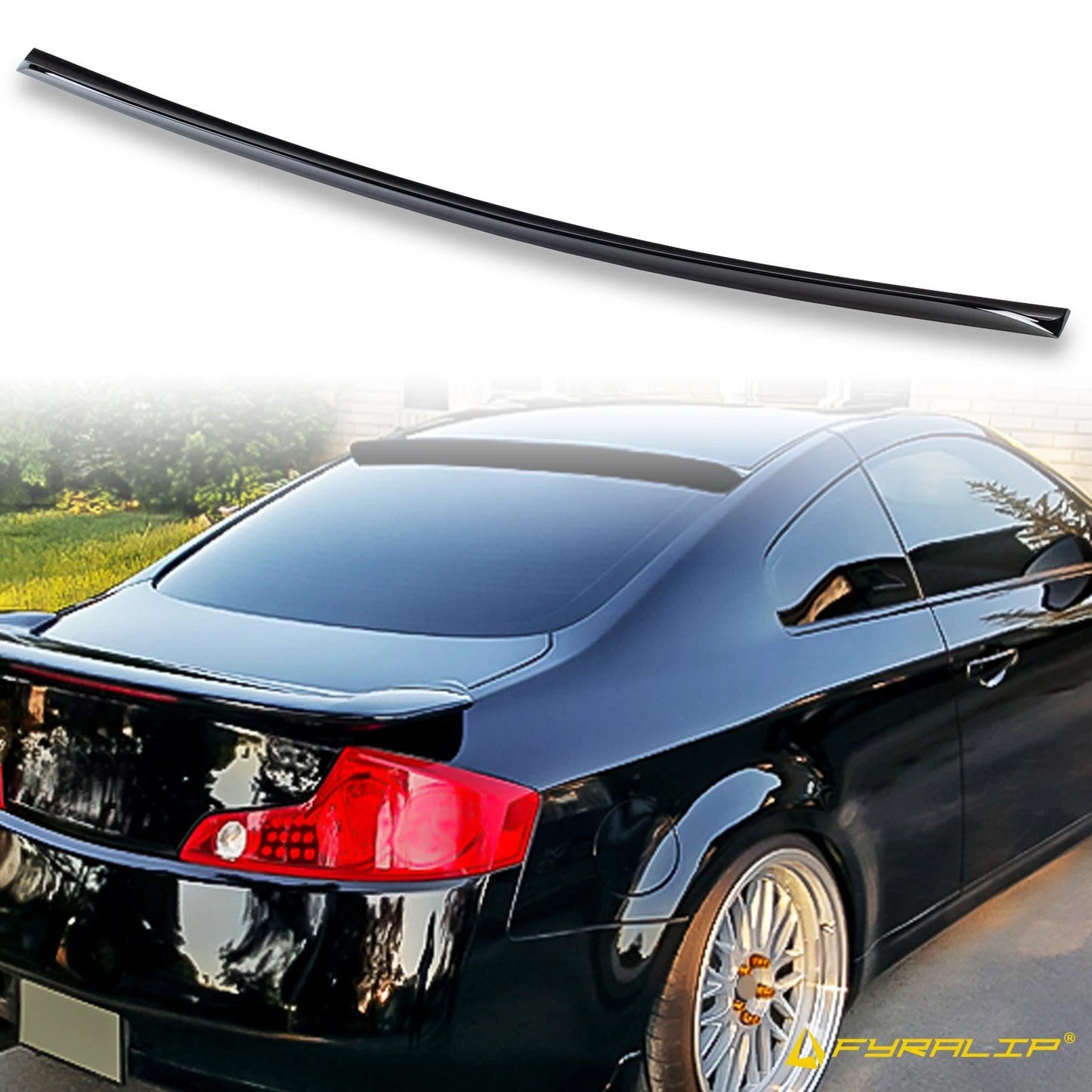 Black Roof Spoiler for Infiniti G35 (2003-2007)