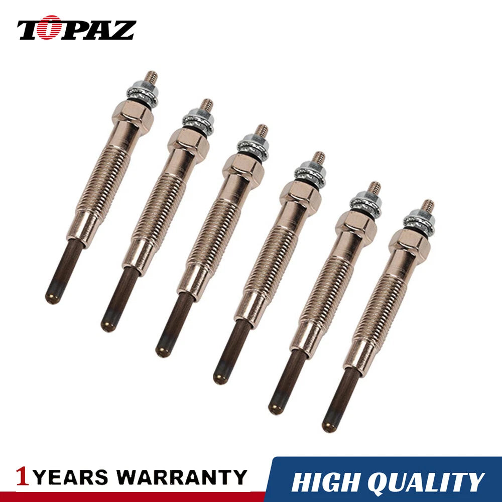 6 x Diesel Glow Plugs 0250202094 for MITSUBISHI EXPRESS III Van (2004-2010)