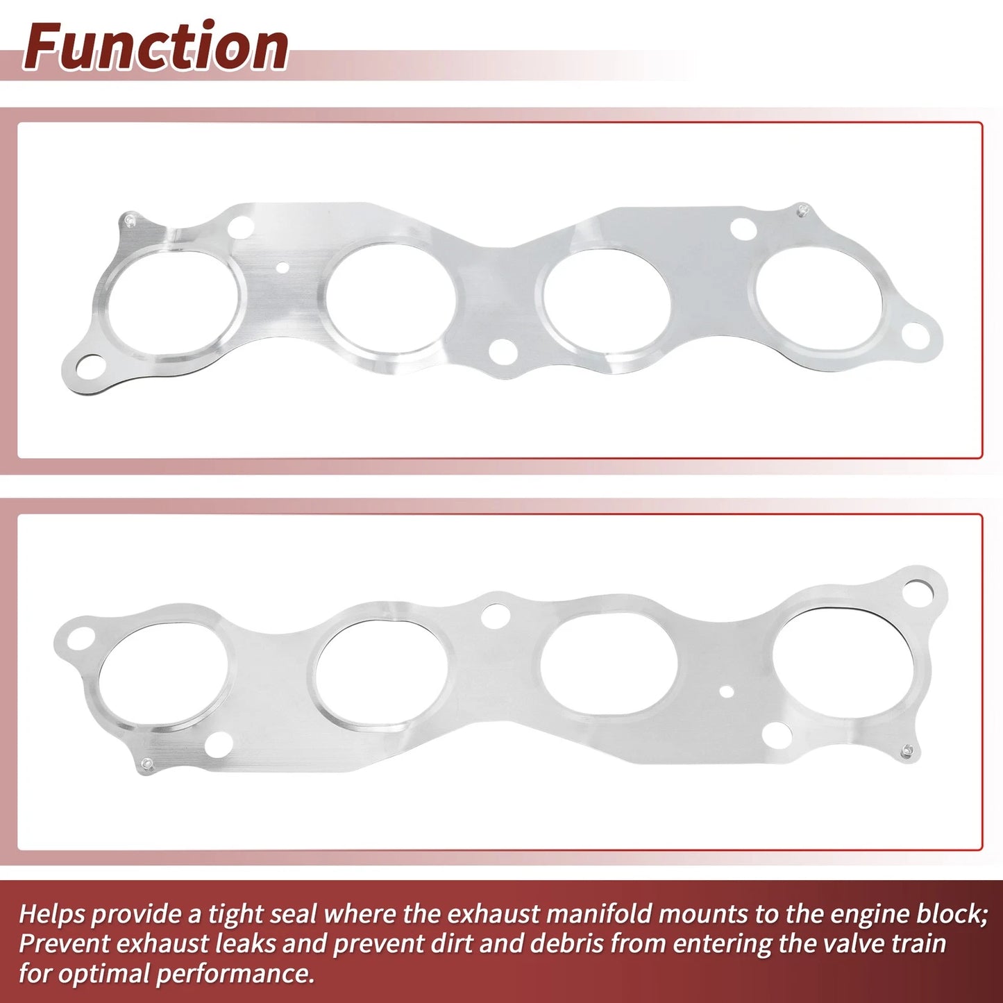 Exhaust Gasket Seal for Honda Accord, Civic, CR-V, Element (2003-2011)