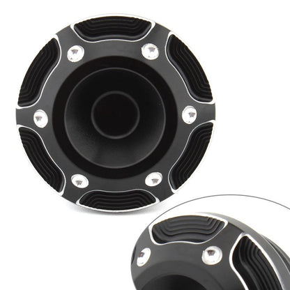 Black & Silver Frame Hole Cover Caps for Harley X350