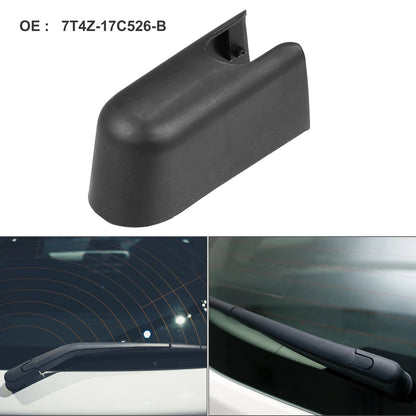 Rear Windshield Wiper Arm Nut Cover for Ford Edge (2007-2014) - 1 x Black