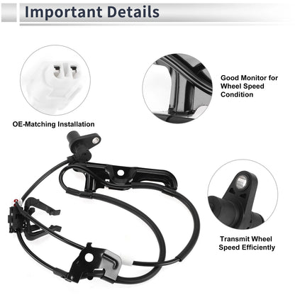 ABS Wheel Speed Sensor for Toyota Camry 2007-2011 1 x Front Left Sensor