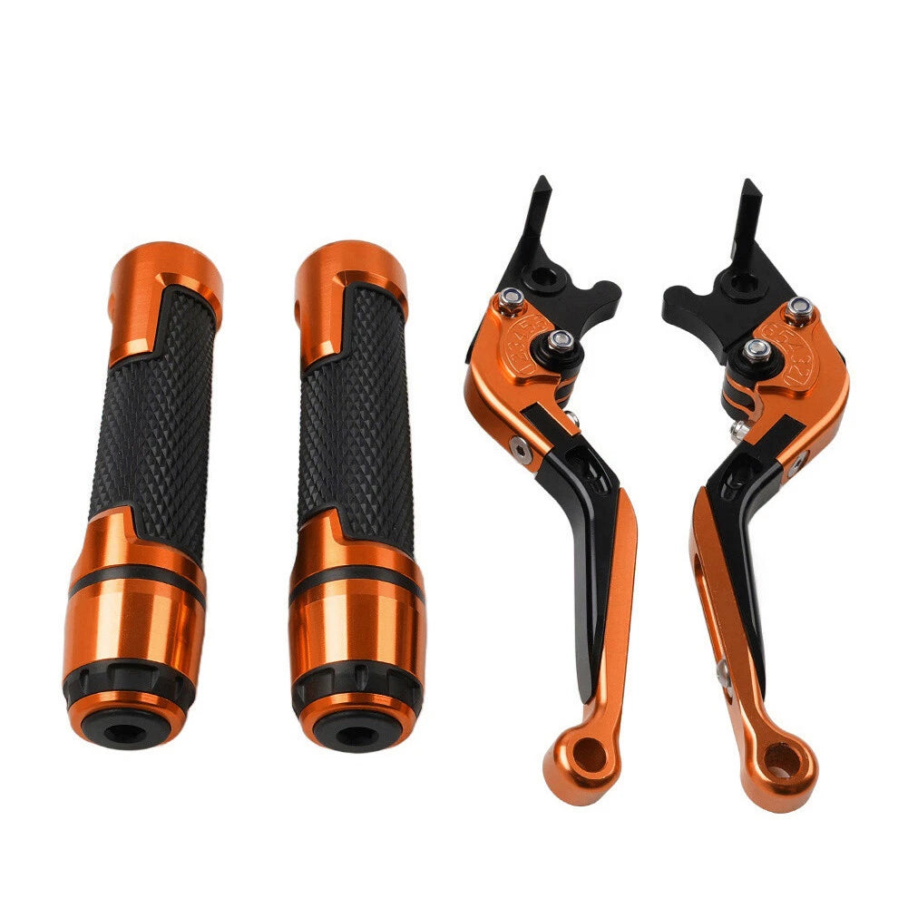 CNC Brake Clutch Levers & Handlebar Grips Set for Honda CBR600RR CBR954RR