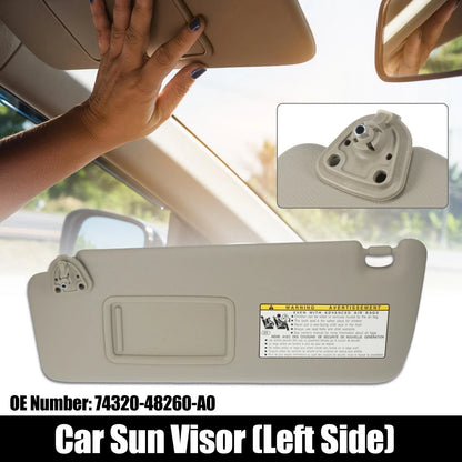 Front Left Side Car Sun Visor for Toyota Highlander (2004–2007)