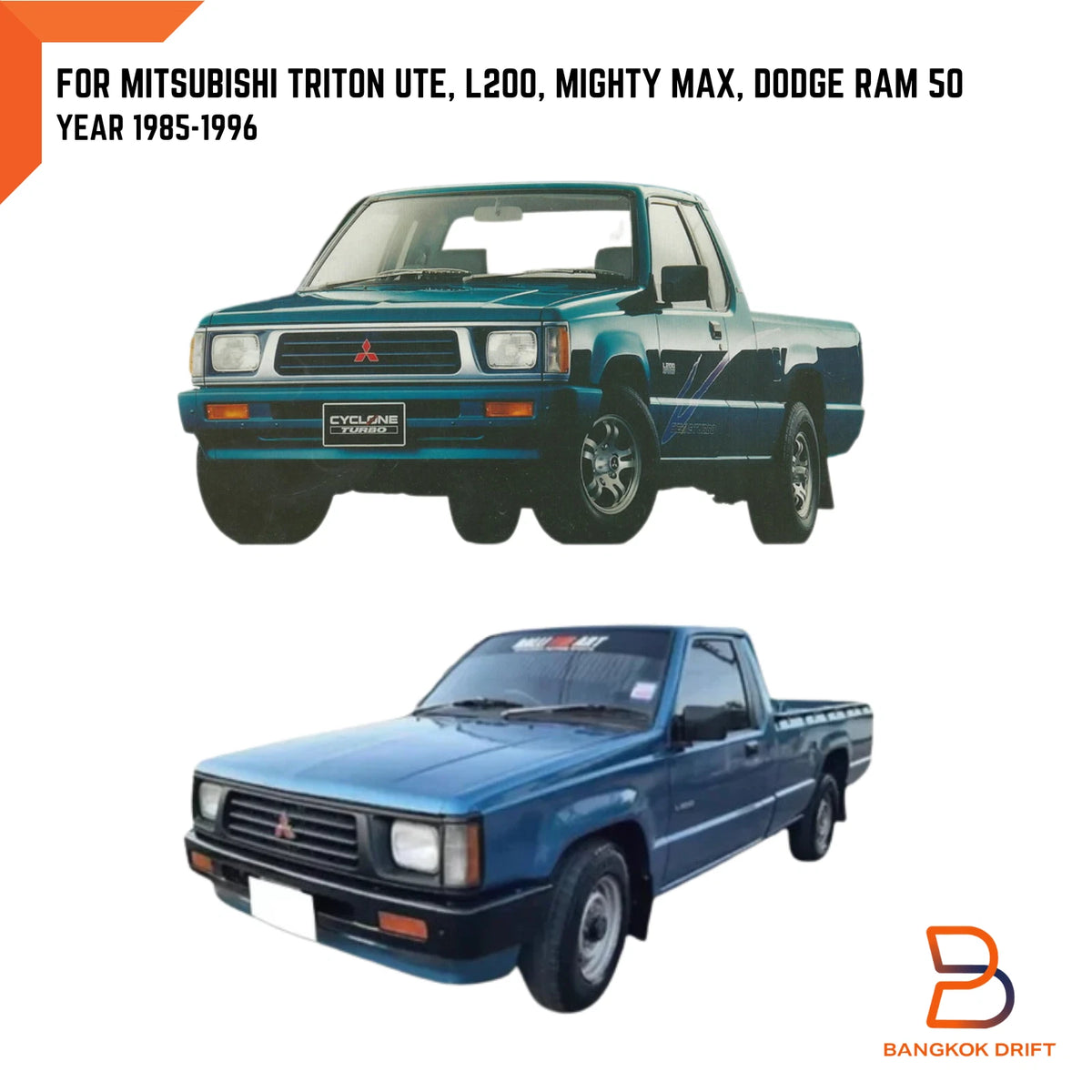 Blue Radio Dashboard Panel Trim for Mitsubishi Trion Ute (1986-1996)