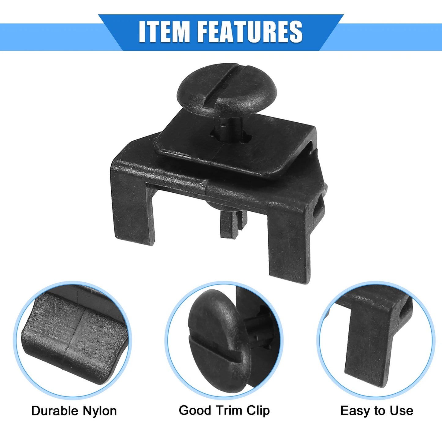 Car Front Fender Bumper Cover Clip & Pin Set for Toyota Camry (2004-2011)