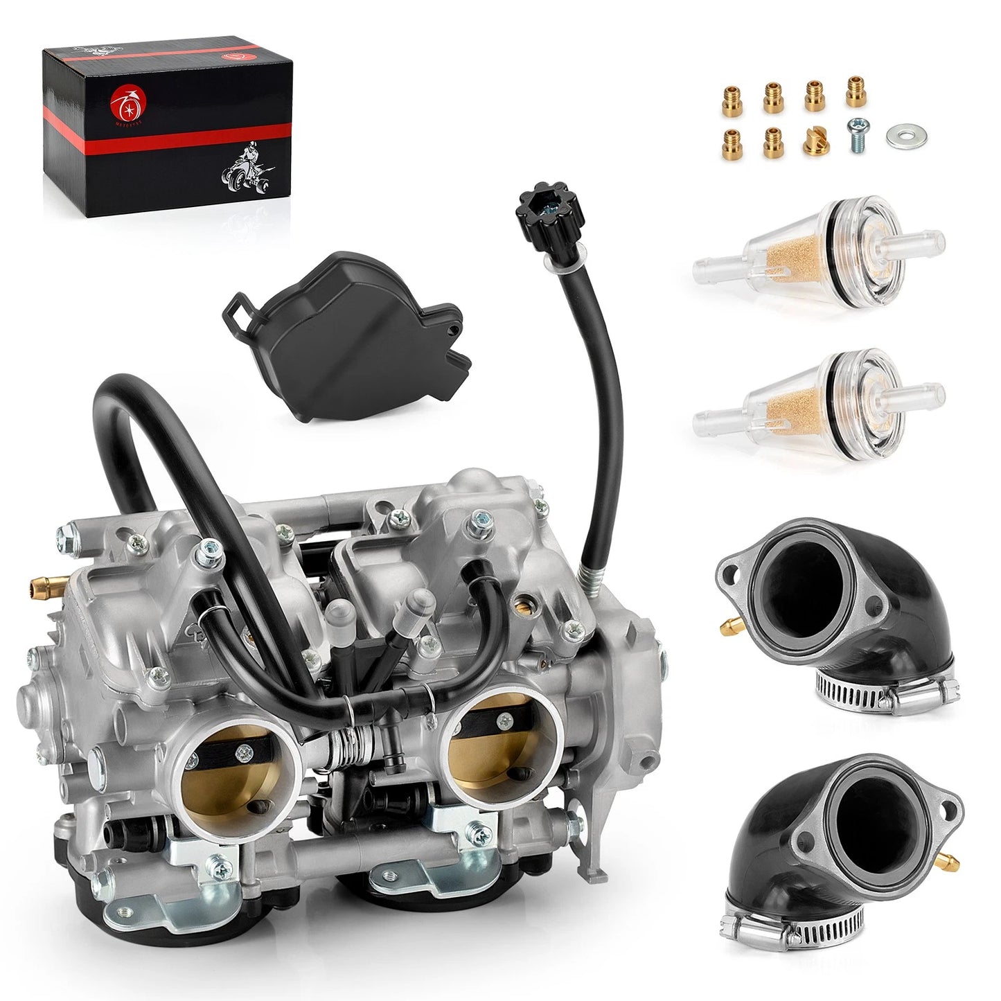 Carburetor Carb & Intake Manifold for Kawasaki KFX700 KVF650 (2005–2009)