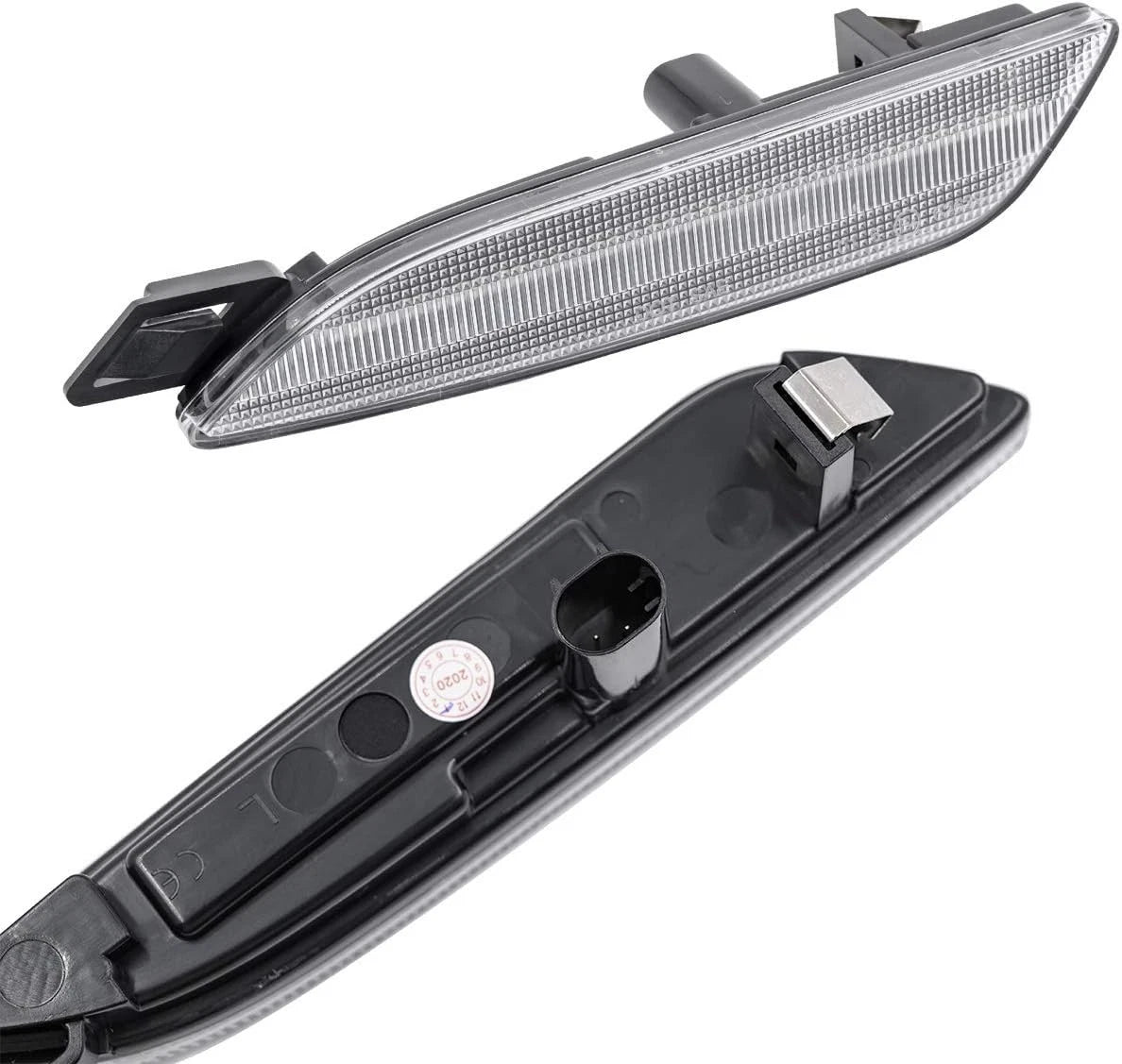 Amber LED Front Bumper Side Marker Light Clear Lens for Porsche Panamera (2014–2016)