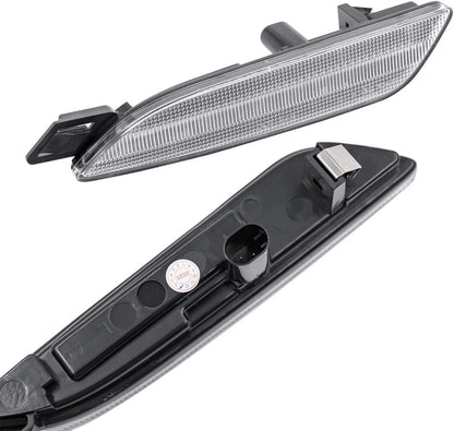 Amber LED Front Bumper Side Marker Light Clear Lens for Porsche Panamera (2014–2016)