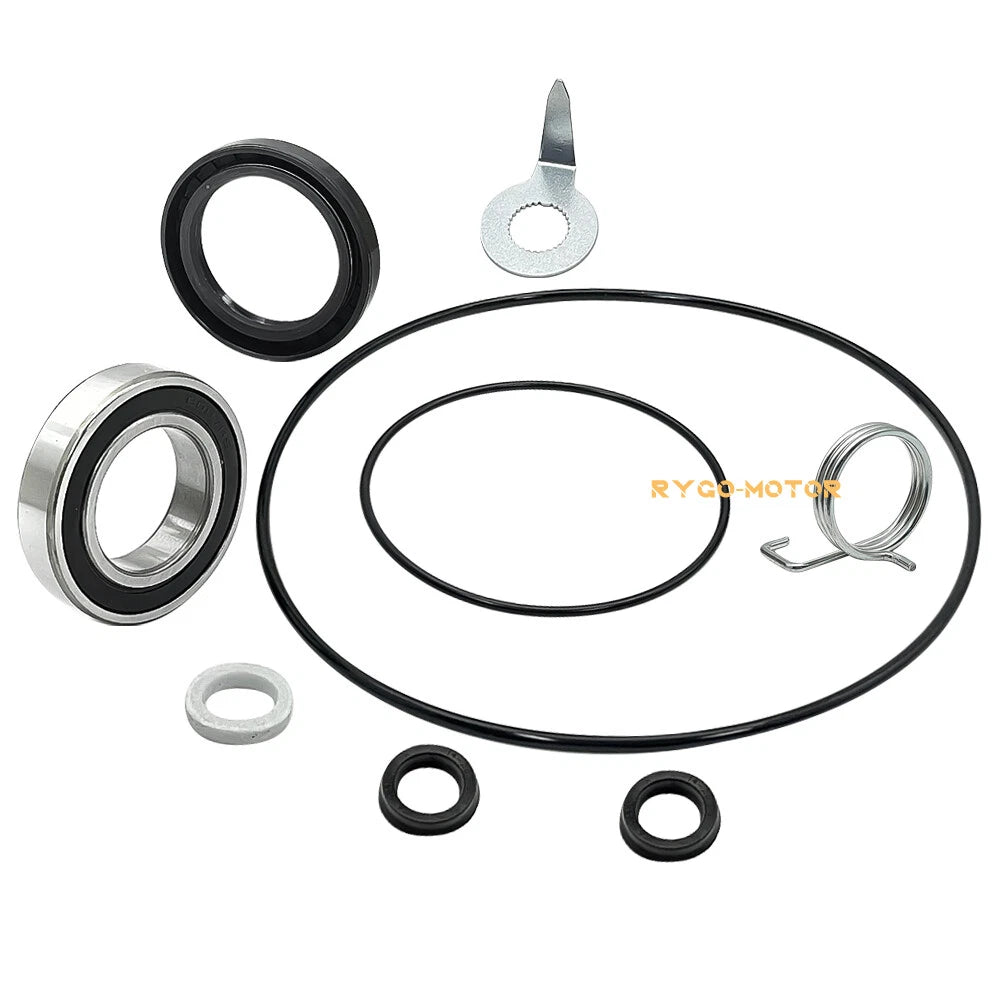 Rear Brake Backing Plate with Bearing Seals Spring for Honda TRX300
