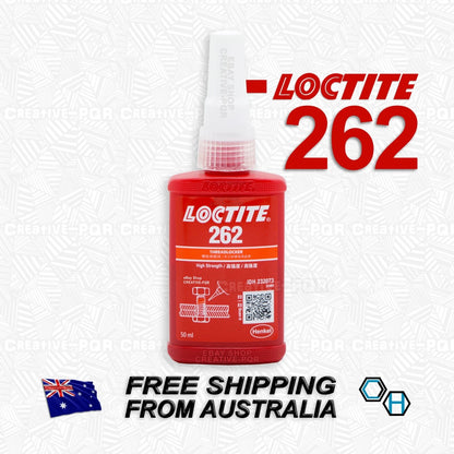 Loctite 262 Red High-strength Threadlocker 50ml for Large Bolts