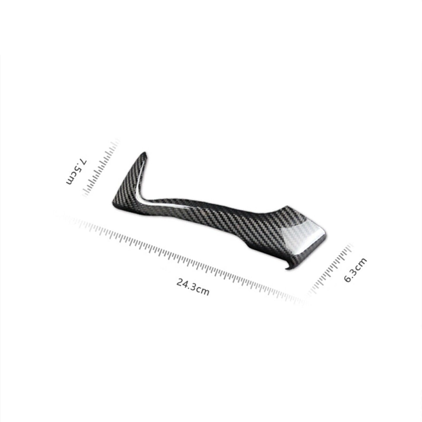 1 Pair Black Inner Door Handle Trim for Subaru BRZ 2012-2020 (2012-2020)