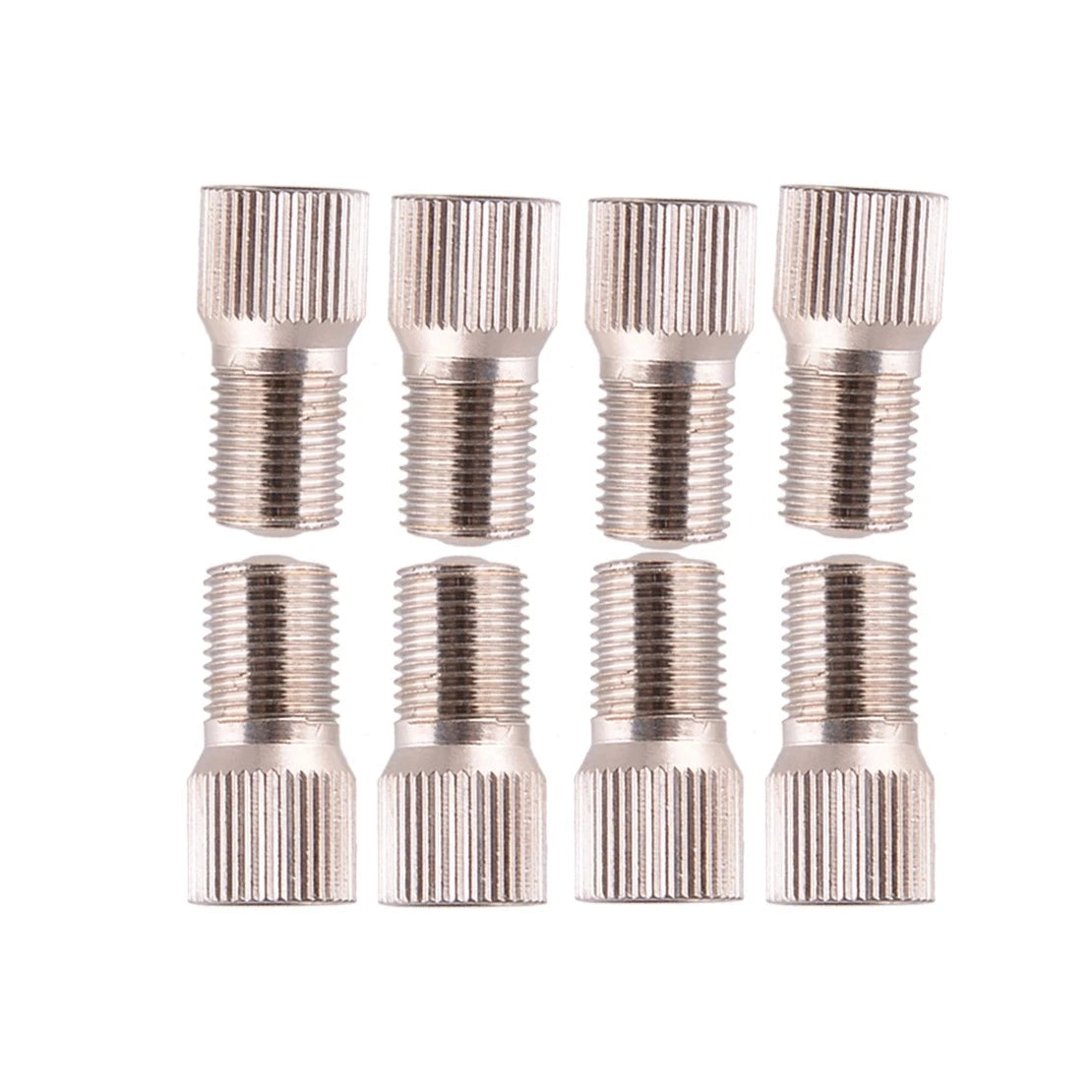 8 x 19mm Chrome Tyre Valve Stem Cap Extensions for Car Truck