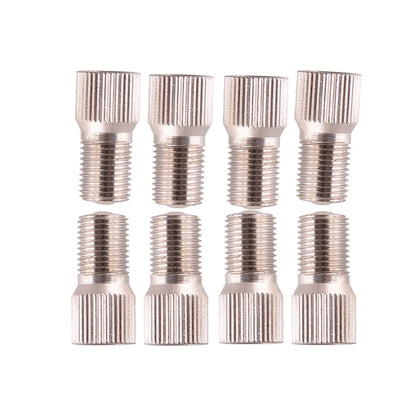 8 x 19mm Chrome Tyre Valve Stem Cap Extensions for Car Truck