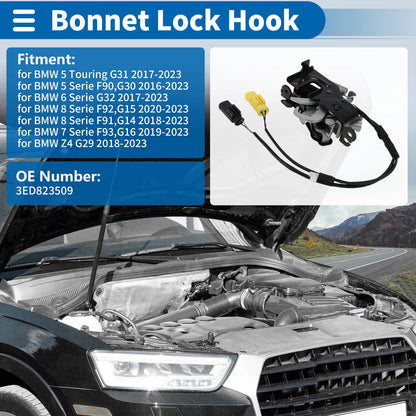 Hood Latch Assembly for BMW 5 Touring G31 (2017-2023) 1 x Pcs