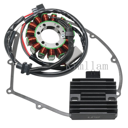 Stator Coil, Regulator, Gasket for Kawasaki VN900 Vulcan 900 Classic (06-23)