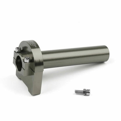 CNC Twist Throttle for Moped Scooter Motorcycle Dirt Bike Gray