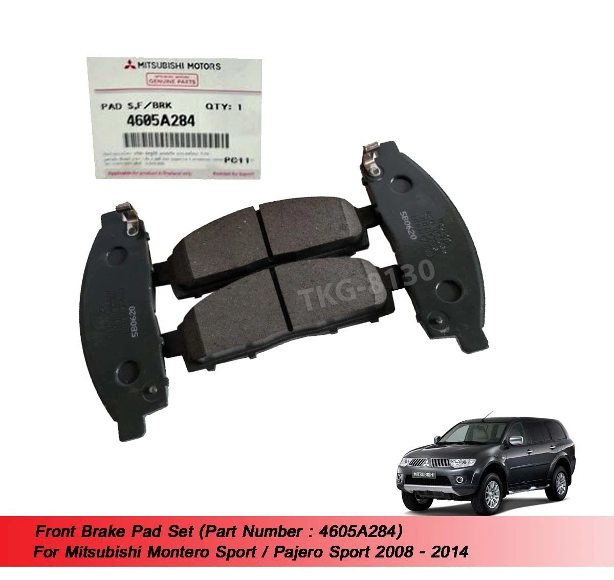 Brake Pad for Mitsubishi Montero Pajero Sport (2008-2014)