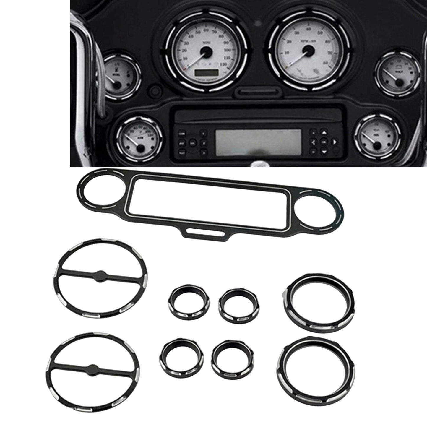 Inner Fairing Trim Kit for Harley Touring Electra Street Glide (1996-2013)