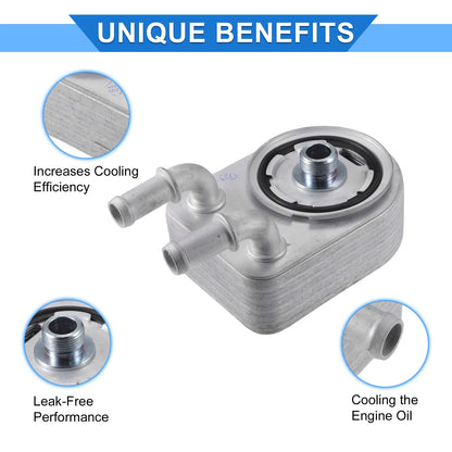 Oil Cooler with Seals and Bolt for Chrysler 200