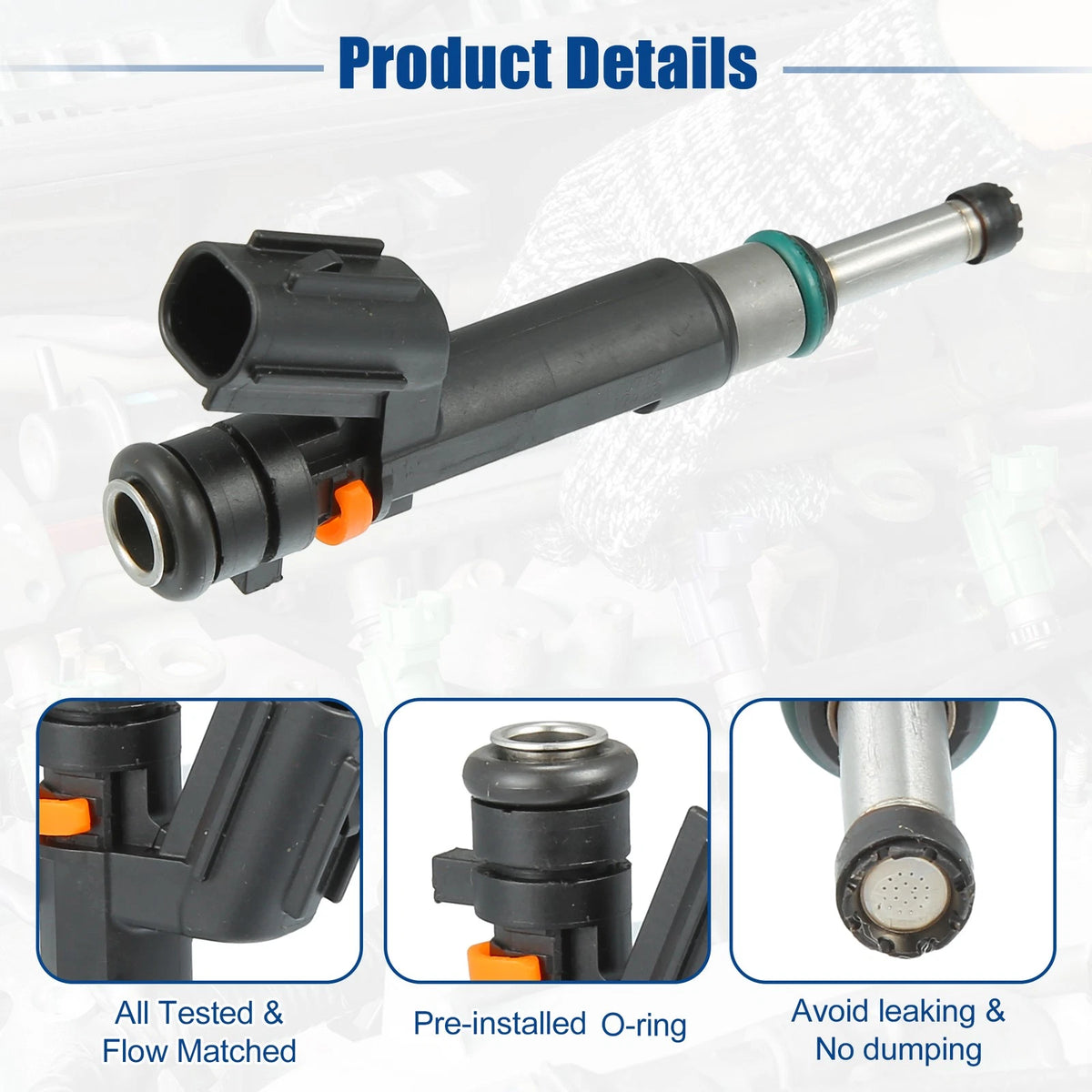 4 x Fuel Injector Nozzle for Nissan Versa 1.6 (2012-2016)