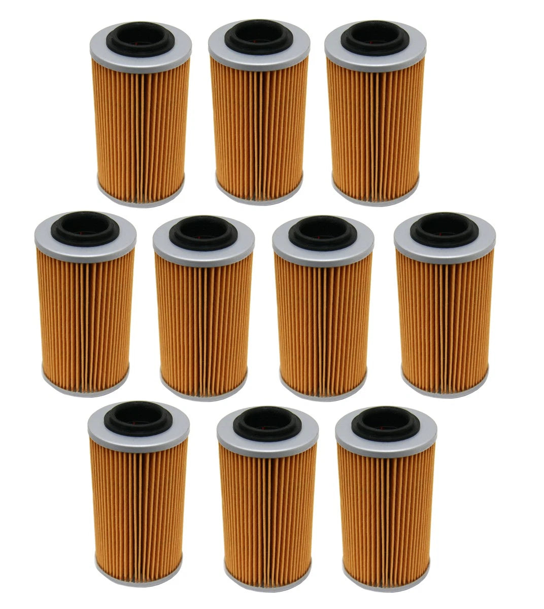 10 Pack Oil Filters for Bombardier Can-Am Traxter 500 650 Auto CVT