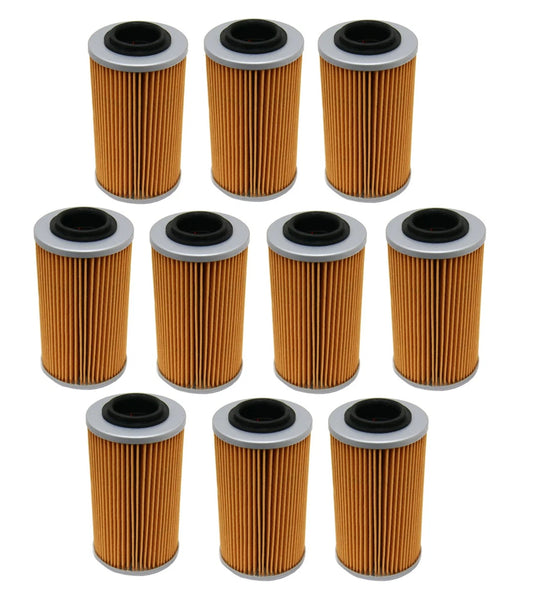 10 Pack Oil Filters for Bombardier Can-Am Traxter 500 650 Auto CVT