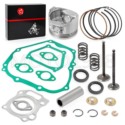 Engine Top End Rebuild Kit Piston Valve for Yamaha Golf Cart G16 (1996–2002)