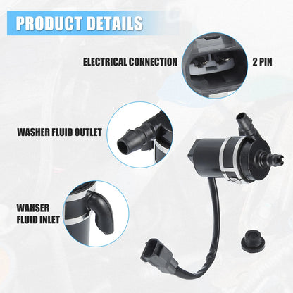 Windshield Washer Pump for Mitsubishi Outlander (2007-2020)