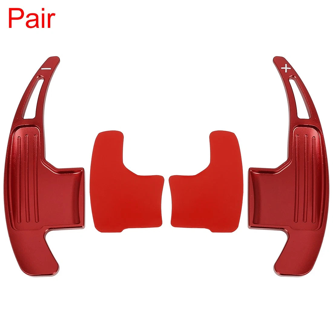 Aluminum Alloy Red Steering Wheel Shift Paddle for Ford Mustang (2015-2020)
